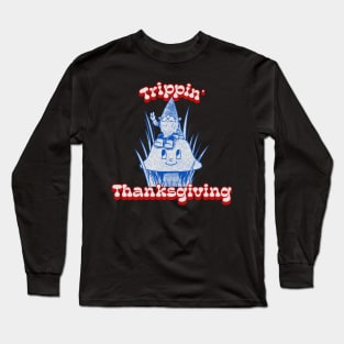 Trippin' Thanksgiving Gnome Hippie Thanksgiving Long Sleeve T-Shirt